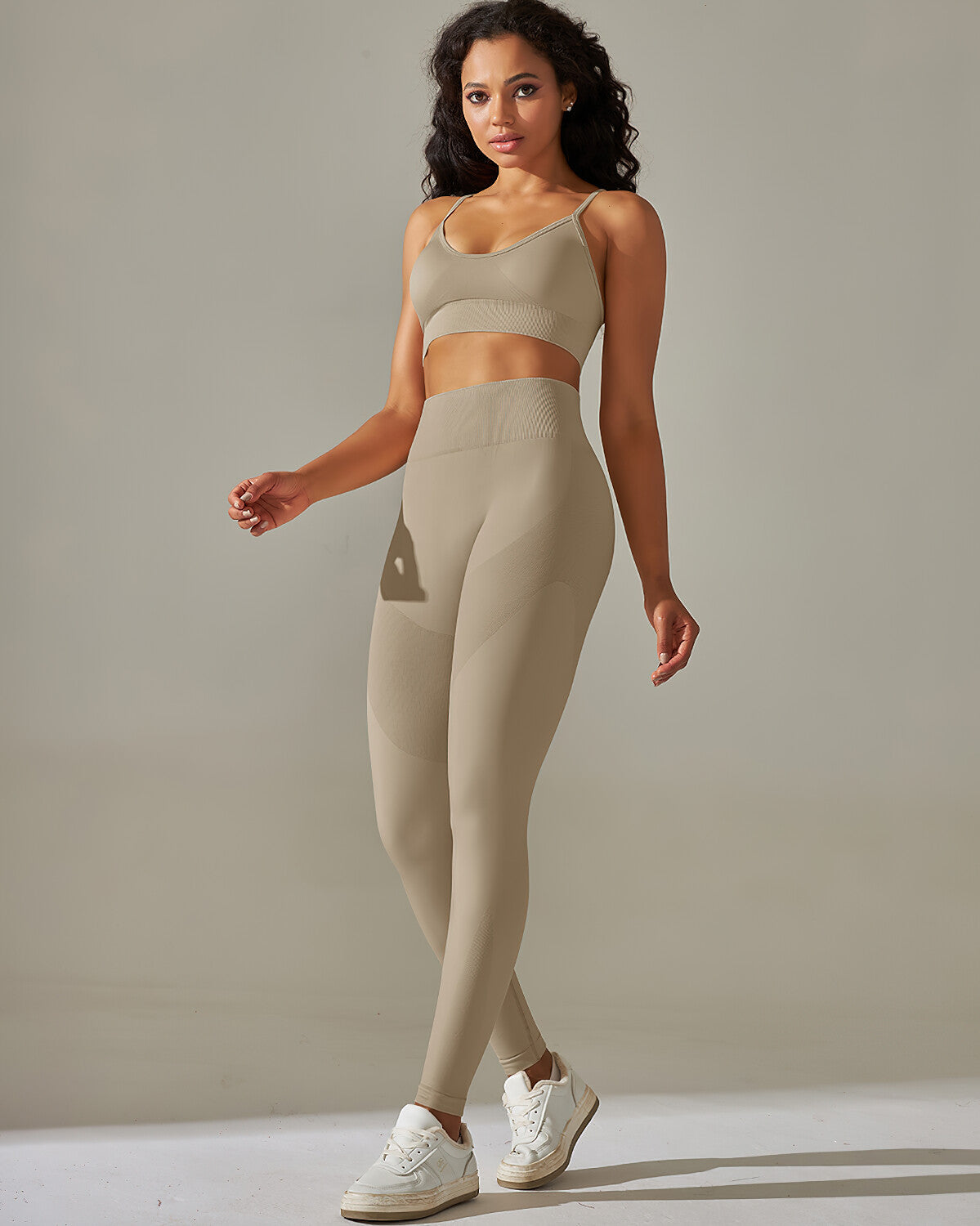 Cleo Sports Bra - Khaki