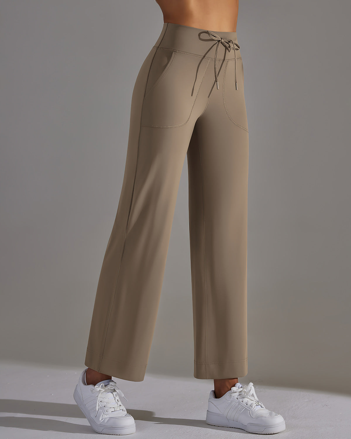 Fern Flare Pocket Leggings - Khaki