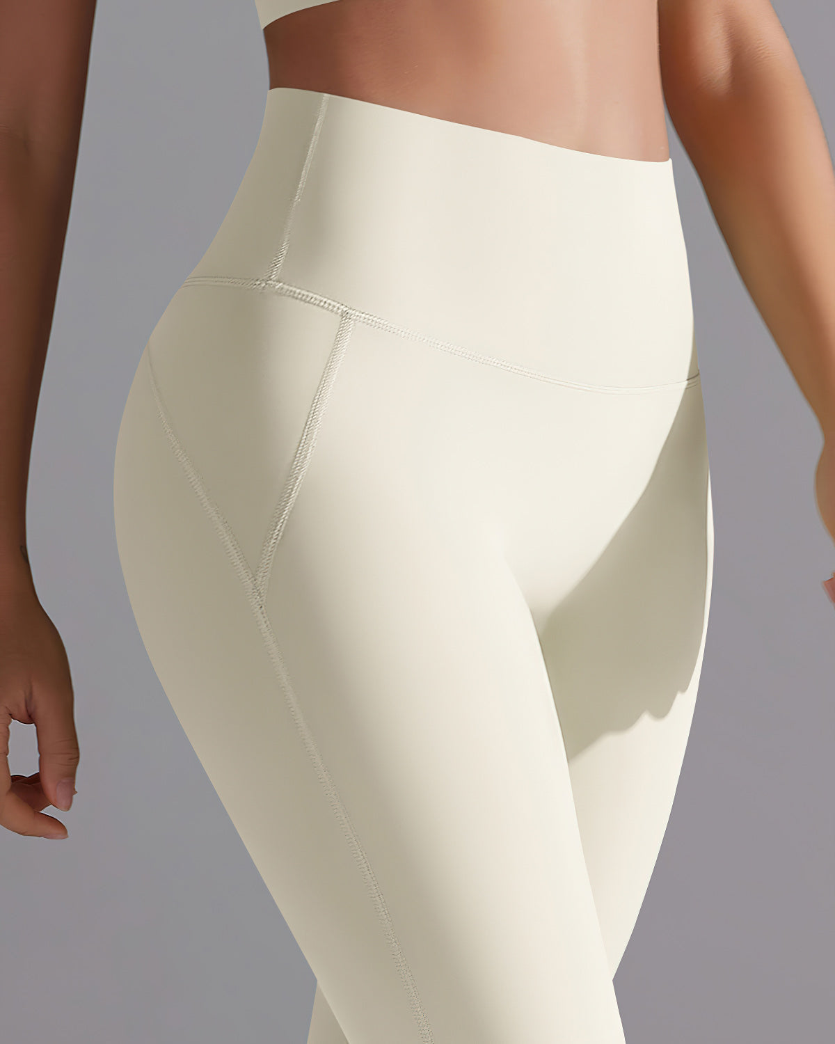 Giselle Seamless Leggings - Beige