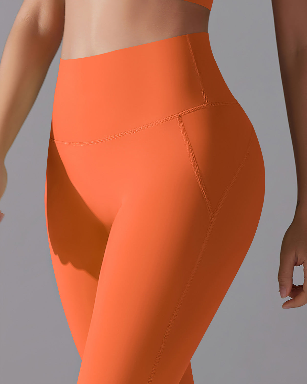 Giselle Seamless Leggings - Orange