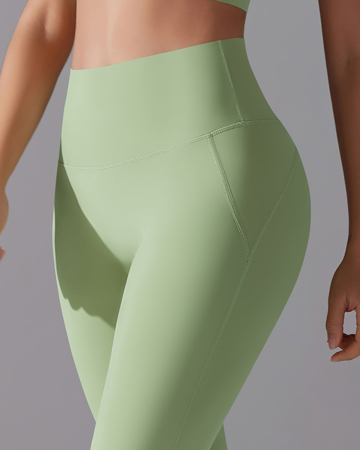 Giselle Seamless Leggings - Sage Green