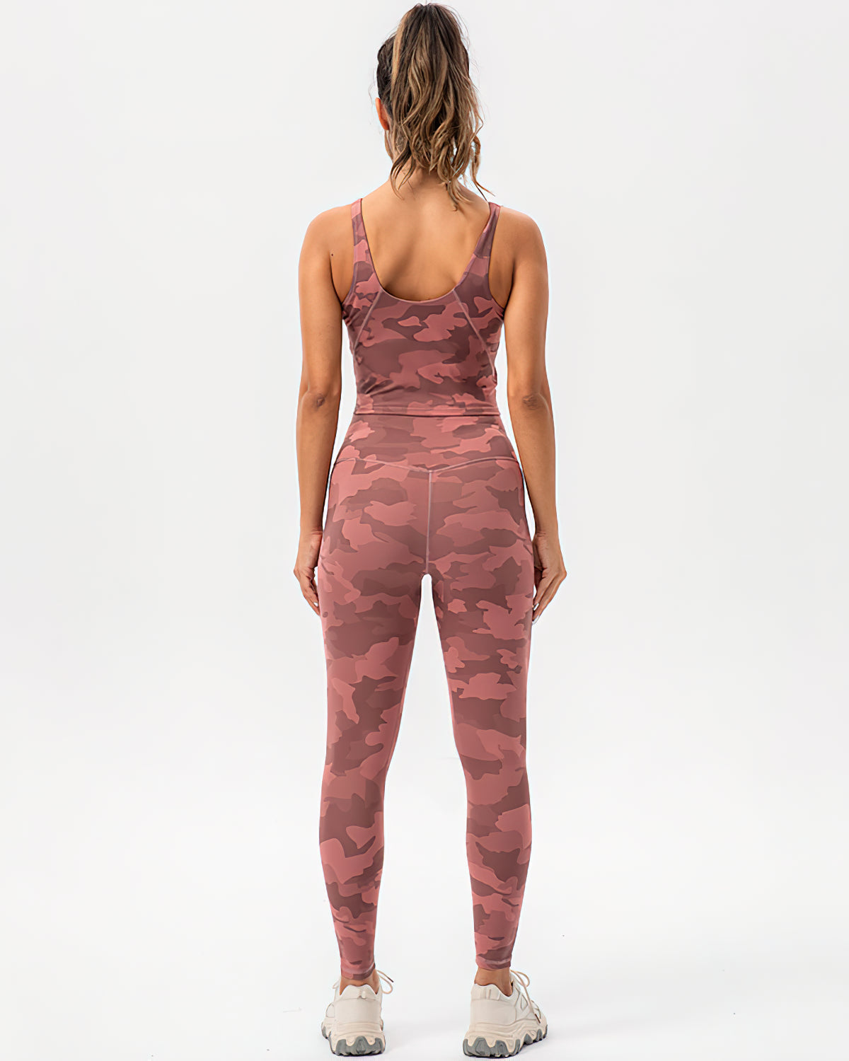 Harper Camo Leggings - Pink