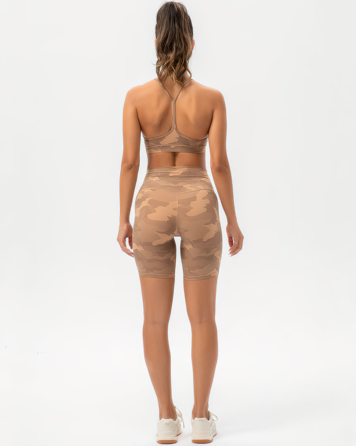 Harper Camo Shorts - Teak