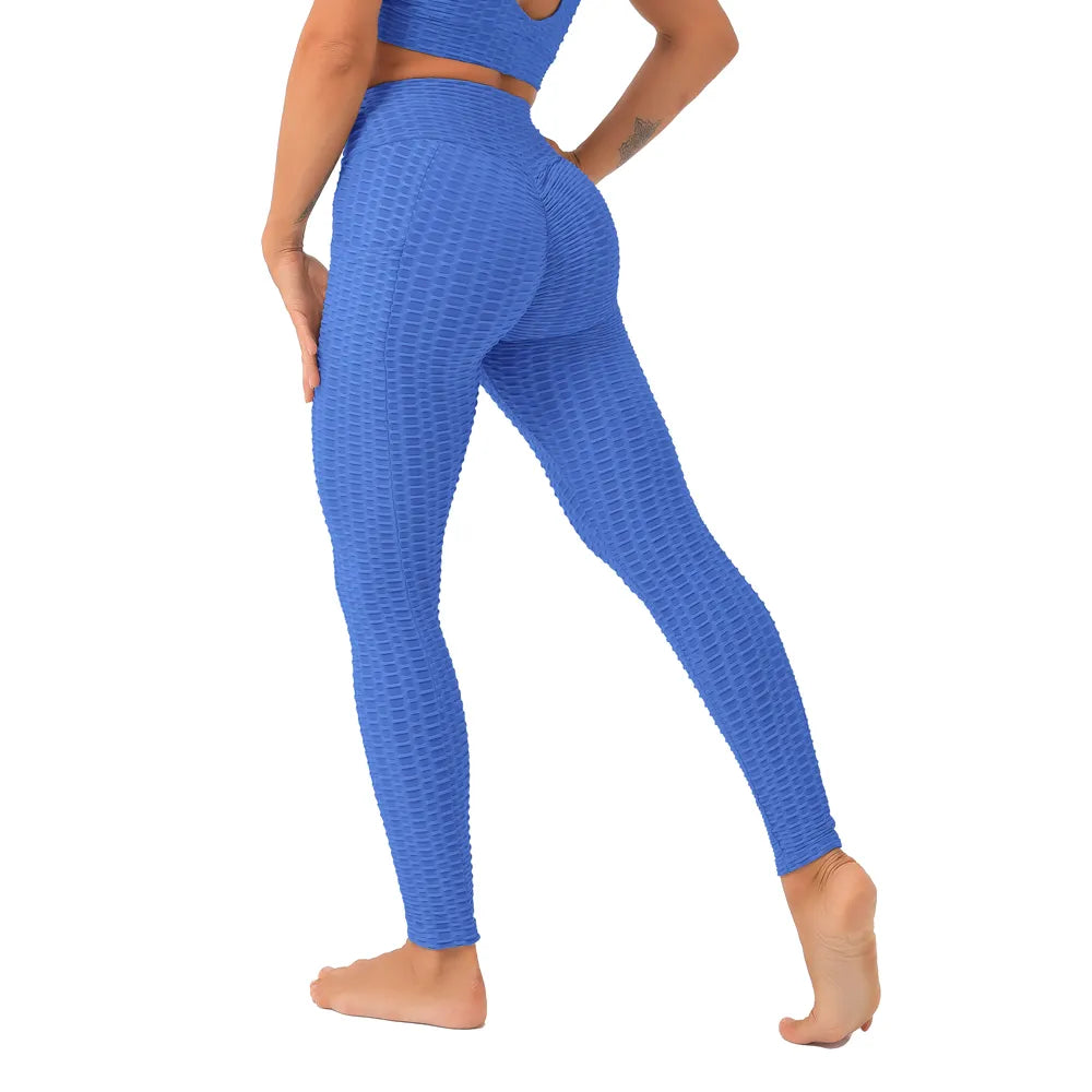 Booty Lifting x Anti-Cellulite Pocket Leggings - Blue