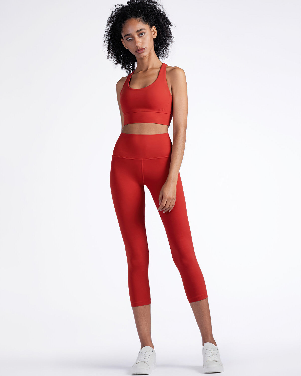 Johanna Sports Bra - Crimson