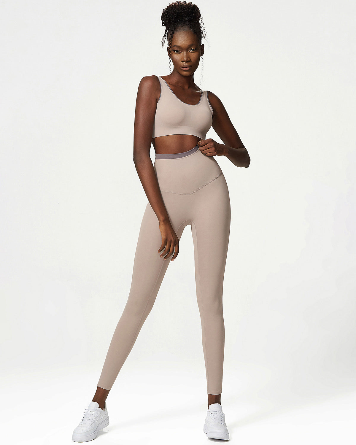 Juno Seamless Leggings - Dusty Taupe