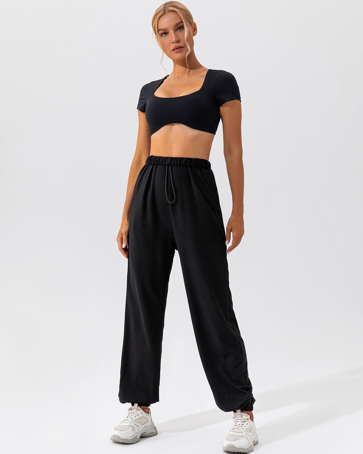 Kaia Crop Top - Black