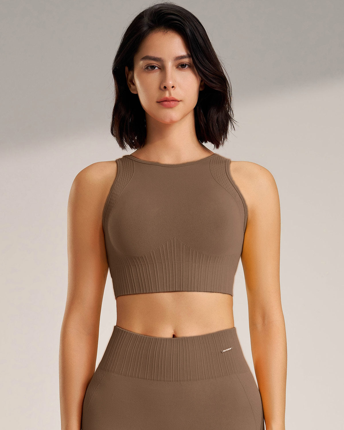 Katya Sports Bra - Brown