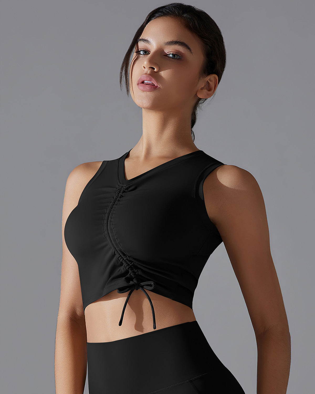 Mabel Crop Top - Black