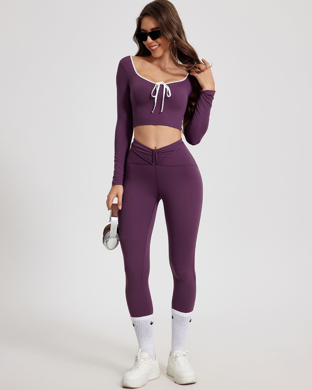 Oona Leggings - Plum