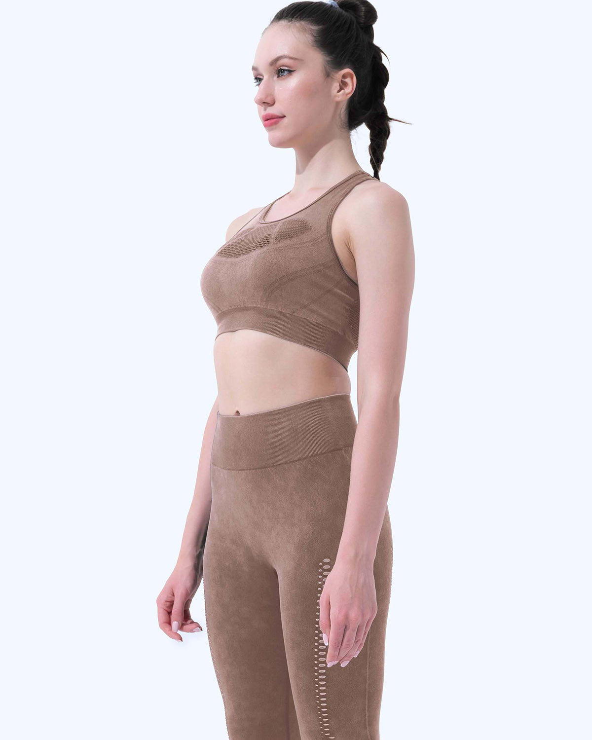 Thea Sports Bra - Brown