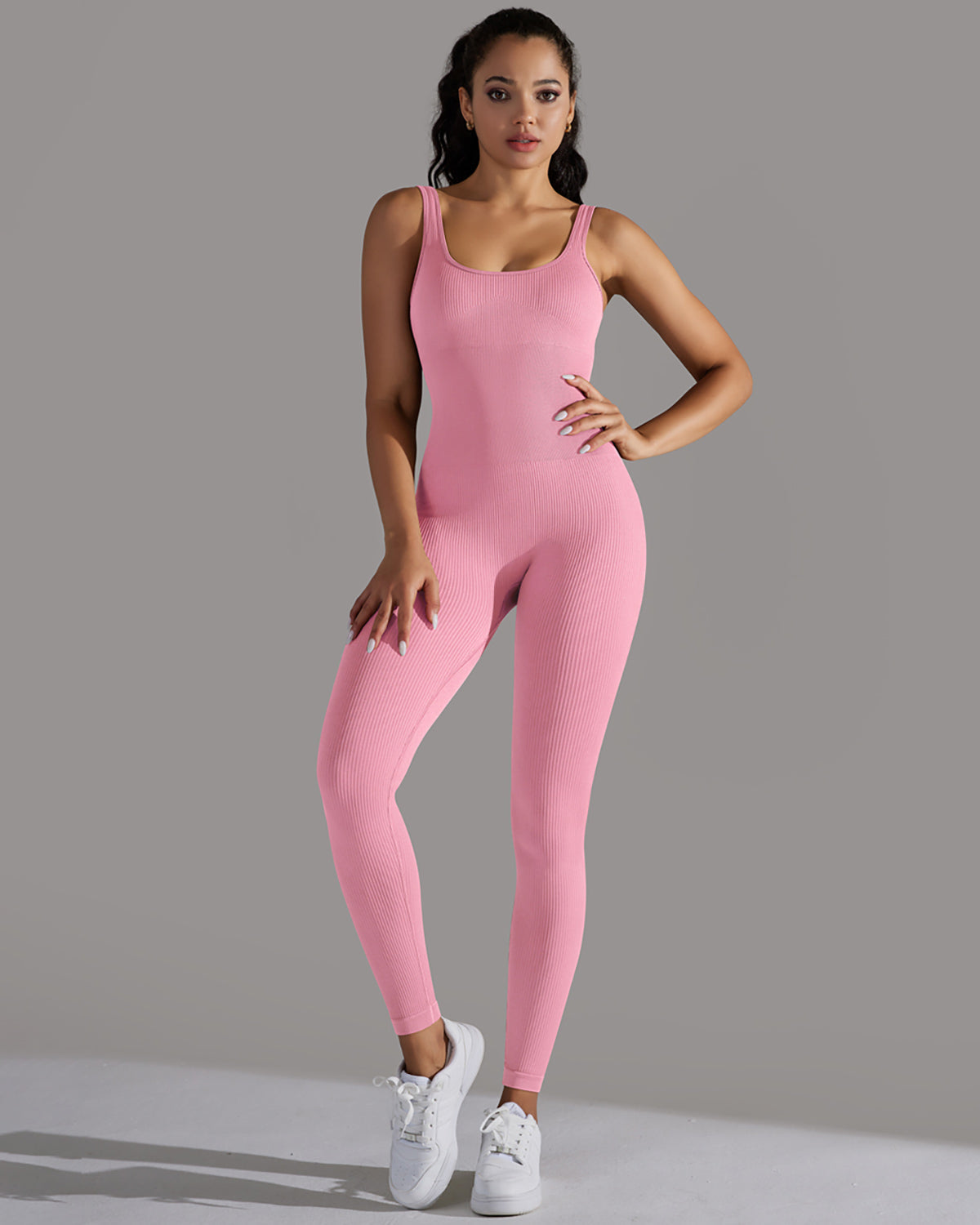 Veda Seamless Jumpsuit - Pink