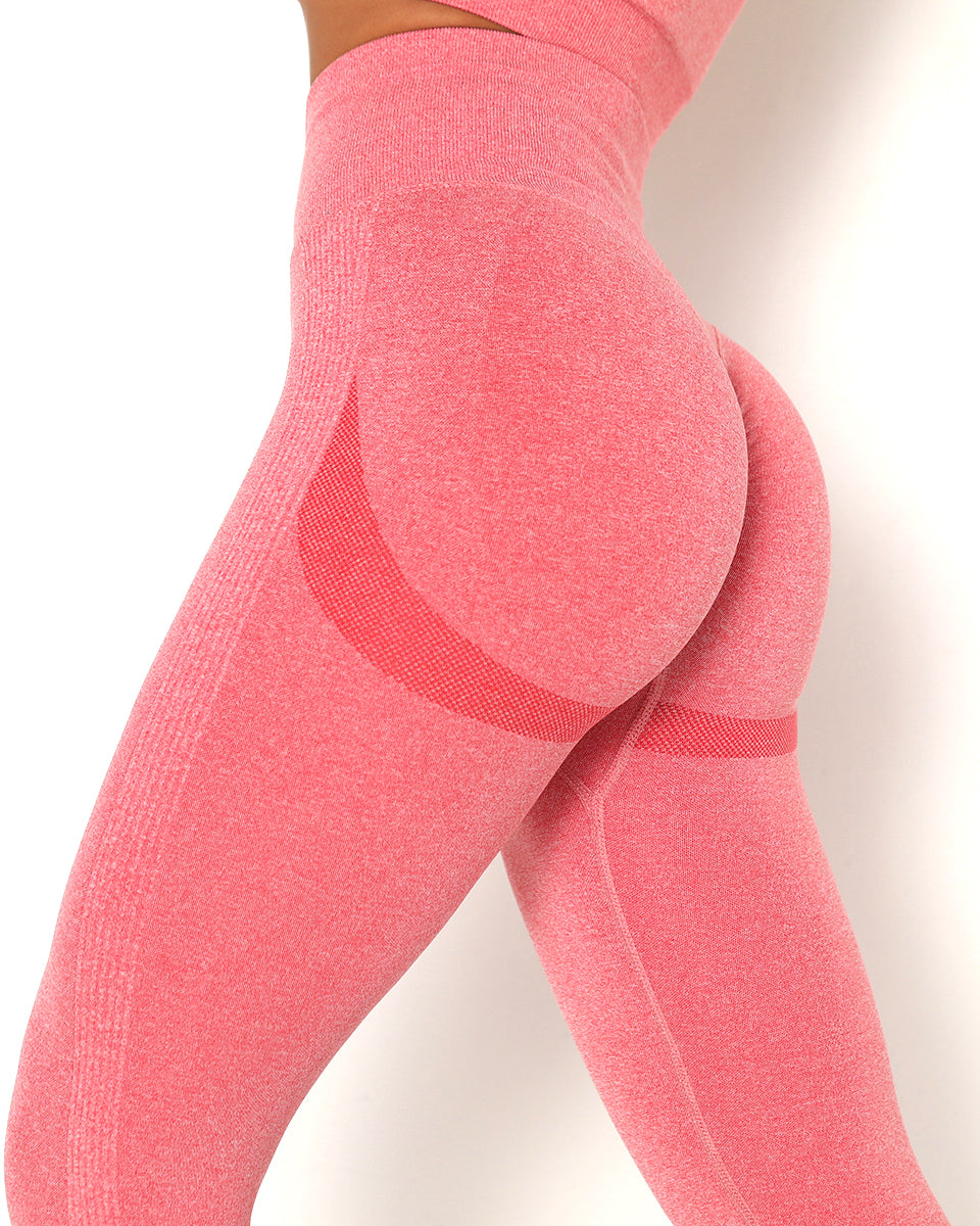 Amplify Scrunch Seamless Leggings - Coral