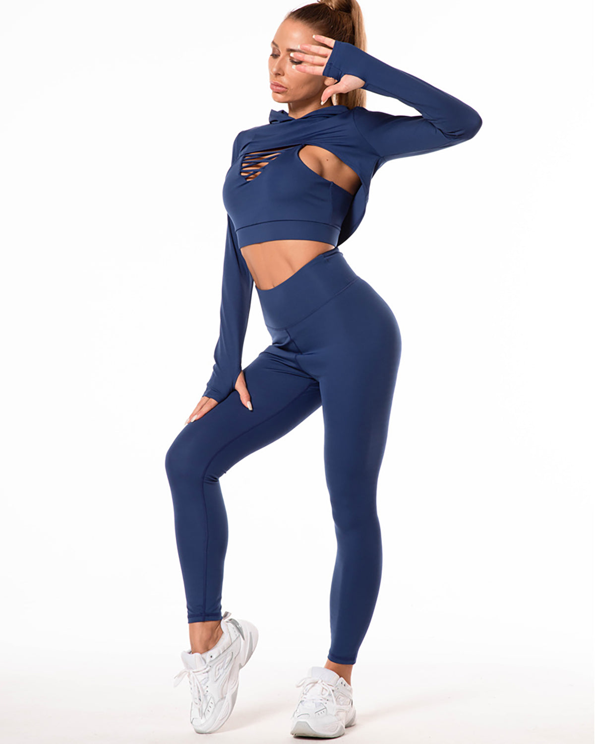 Gizus Scrunch Capri - Blue