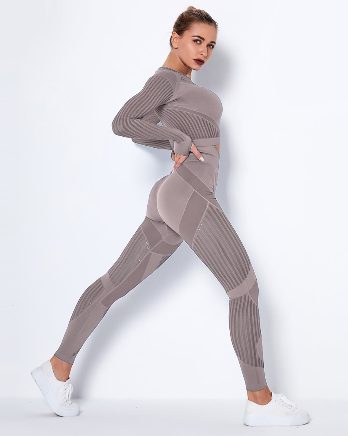 Lorica Leggings - Brown