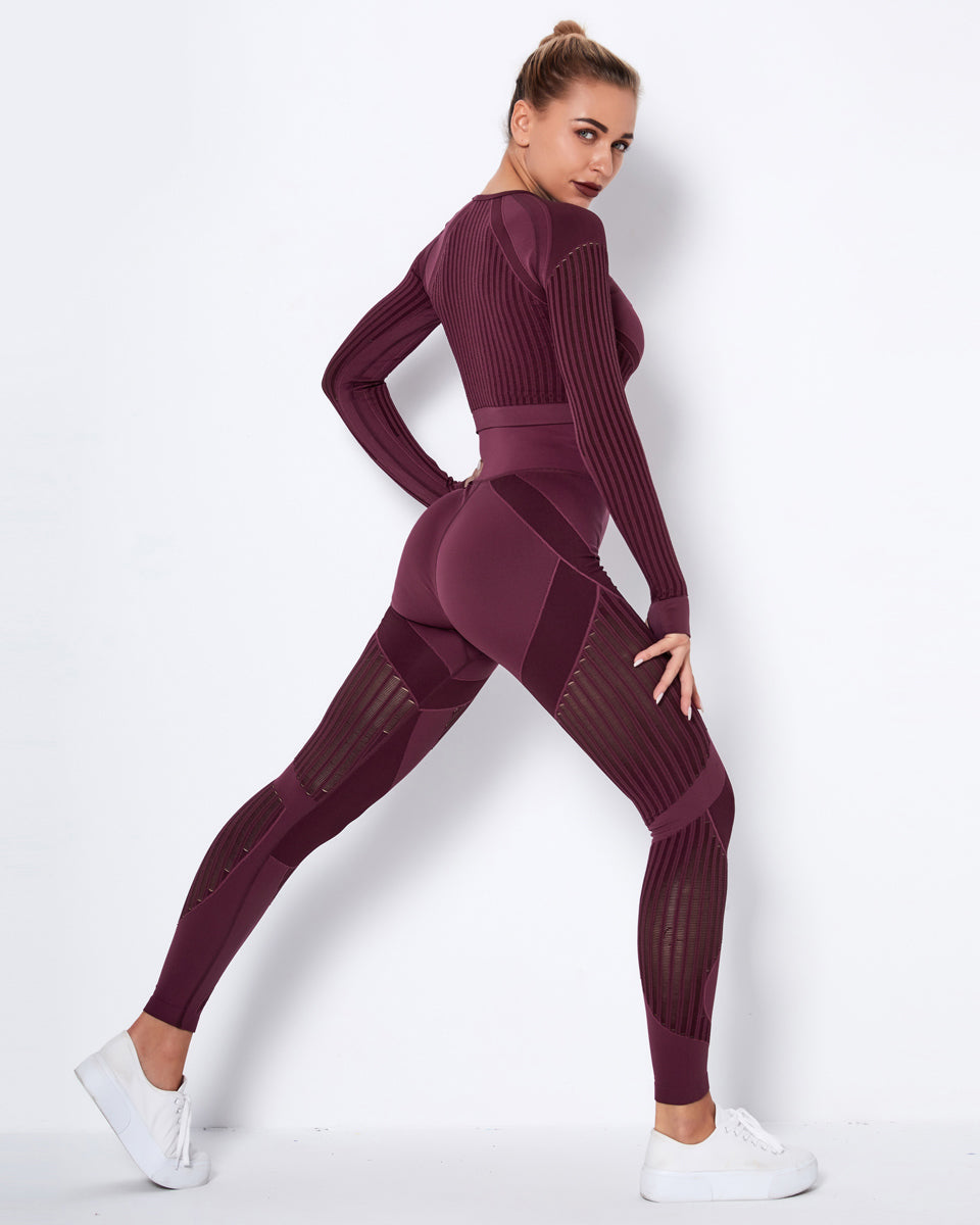 Lorica Long Sleeve - Burgundy
