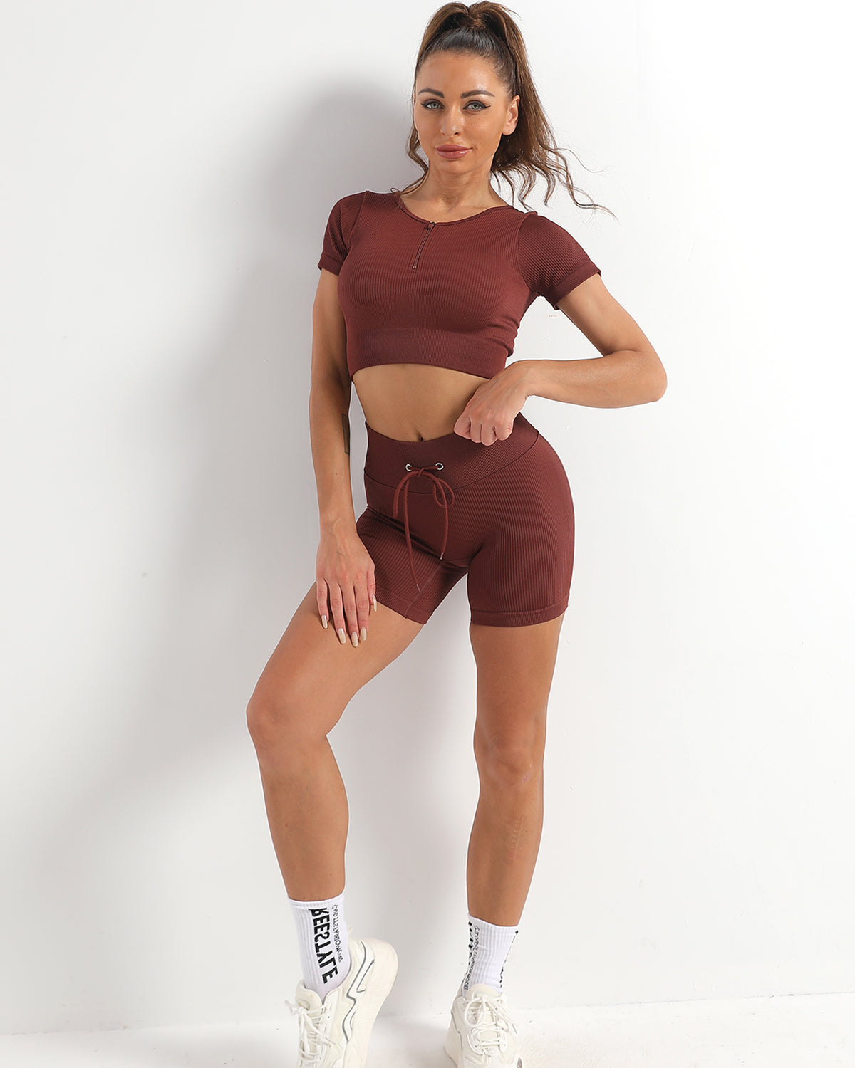 Wella Seamless Shorts - Coffee