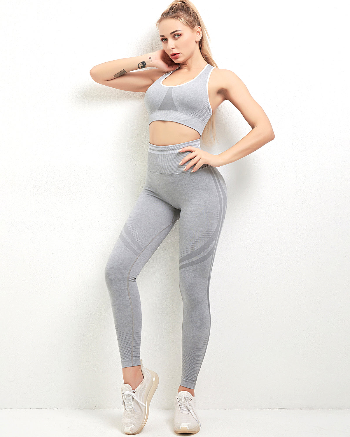 Willo Fox Seamless Scrunch Leggings - Gray