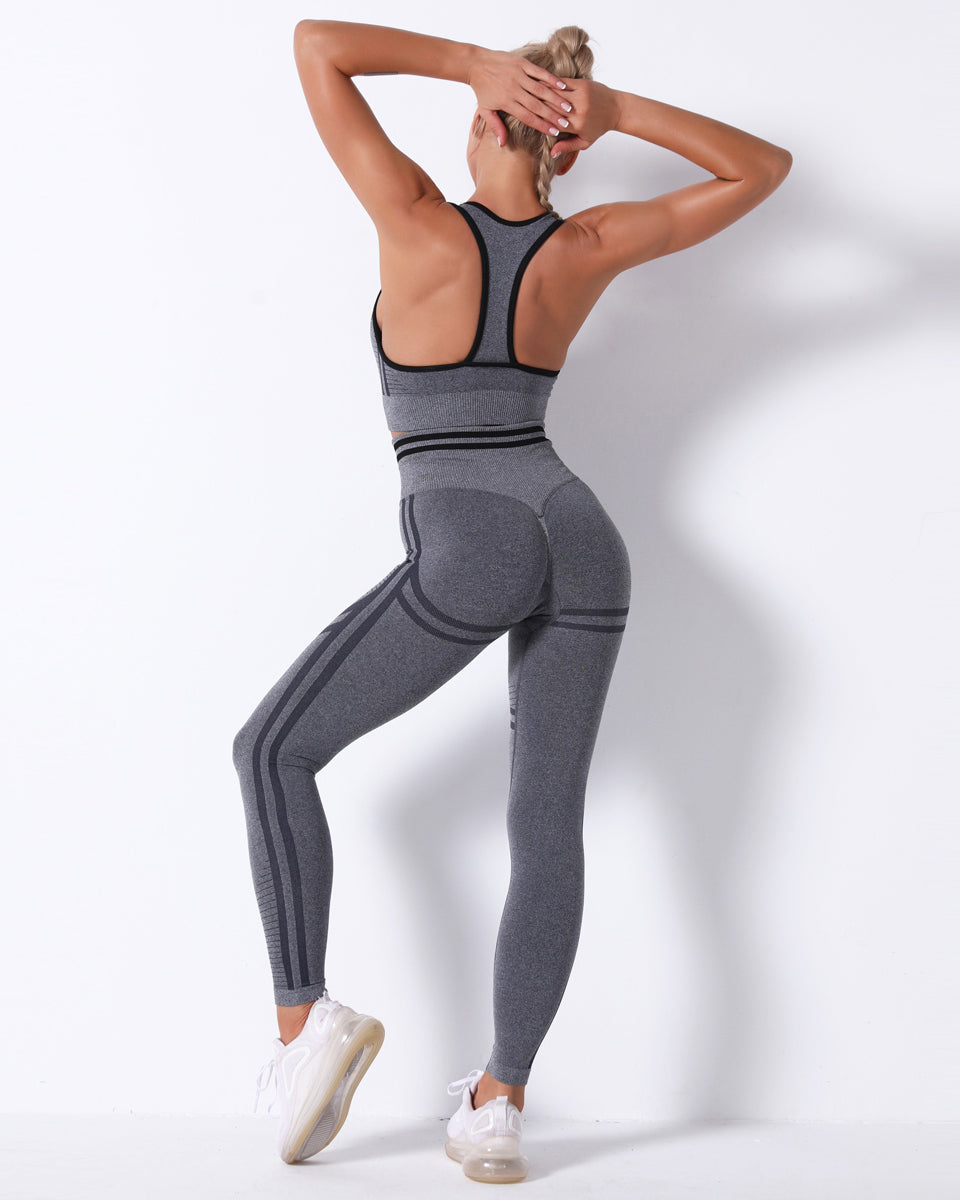 Zephyr High Rise Scrunch Leggings - Dark Gray