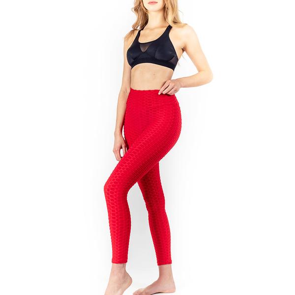 Booty Lifting x Anti-Cellulite Leggings - Red
