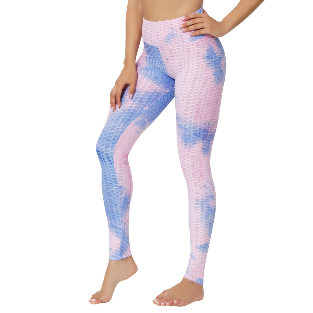 BOOTY LIFTING X ANTI-CELLULITE LEGGINGS - PINK & BLUE