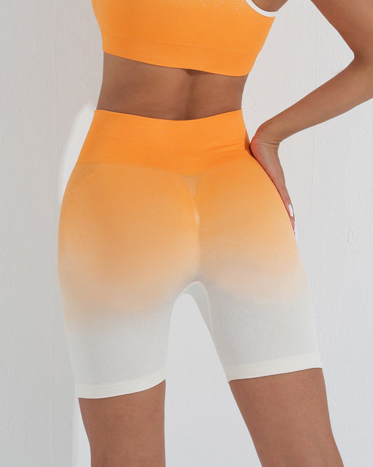 Arabella Seamless Shorts - Orange