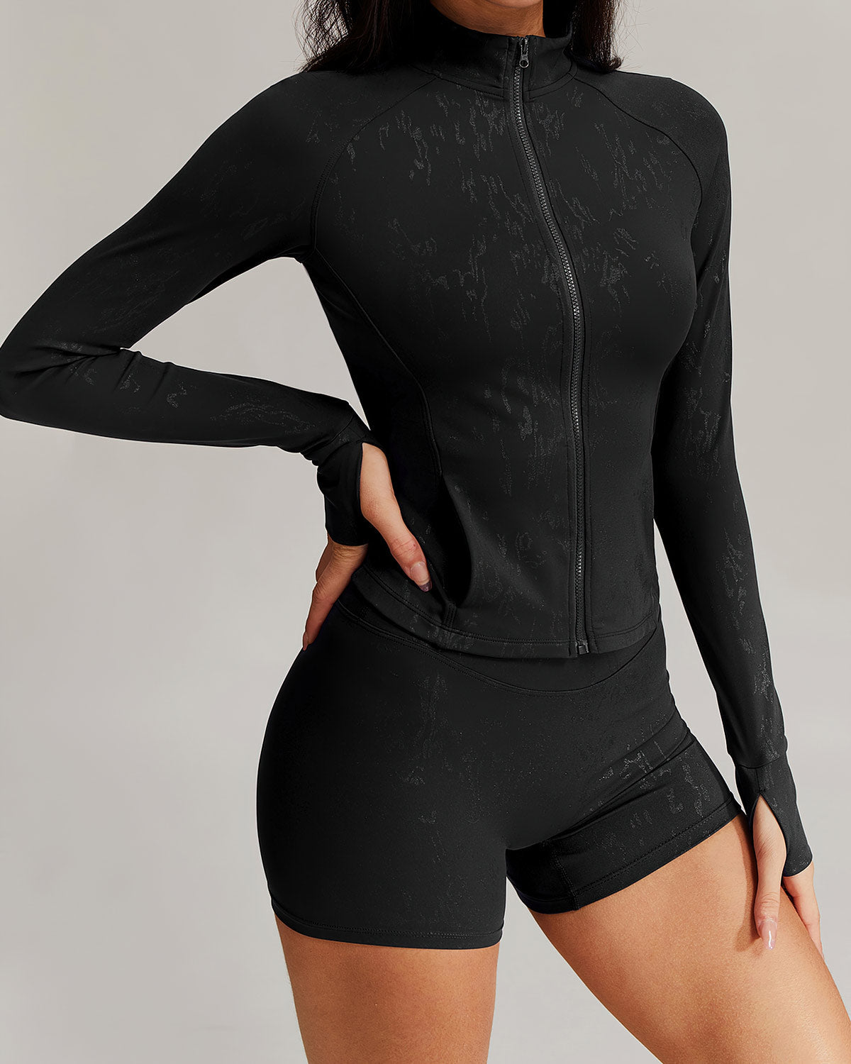 Briar Athletic Jacket - Black