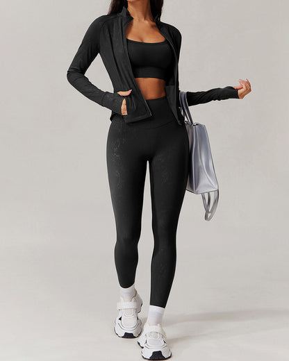 Briar Athletic Jacket - Black