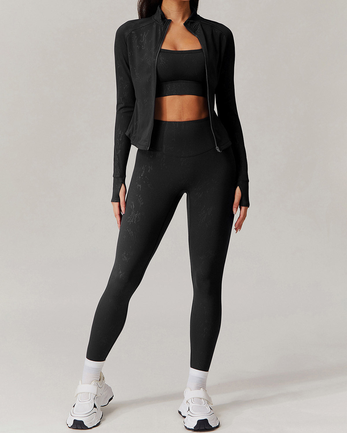 Briar Athletic Jacket - Black