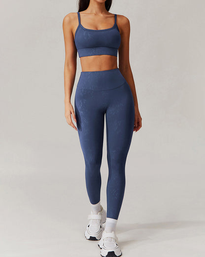 Briar Seamless Leggings - Blue