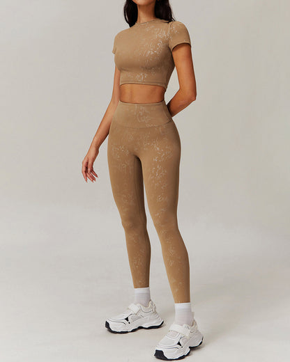 Briar Seamless Leggings - Brown