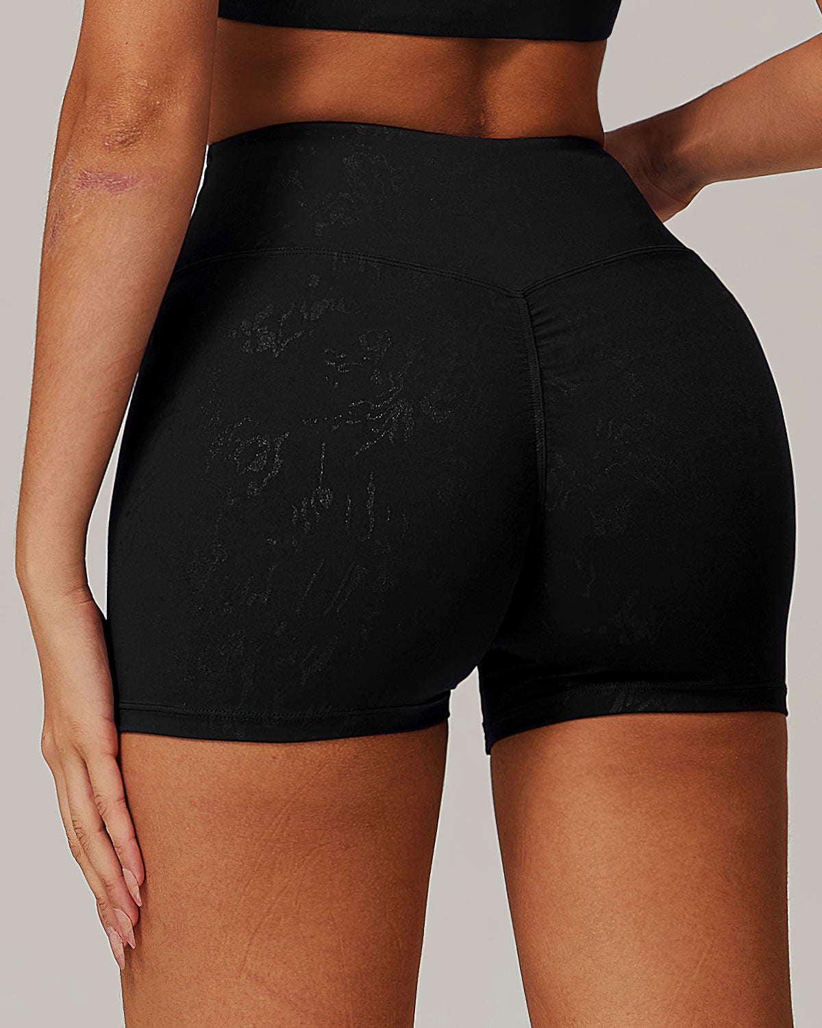 Briar Seamless Shorts - Black