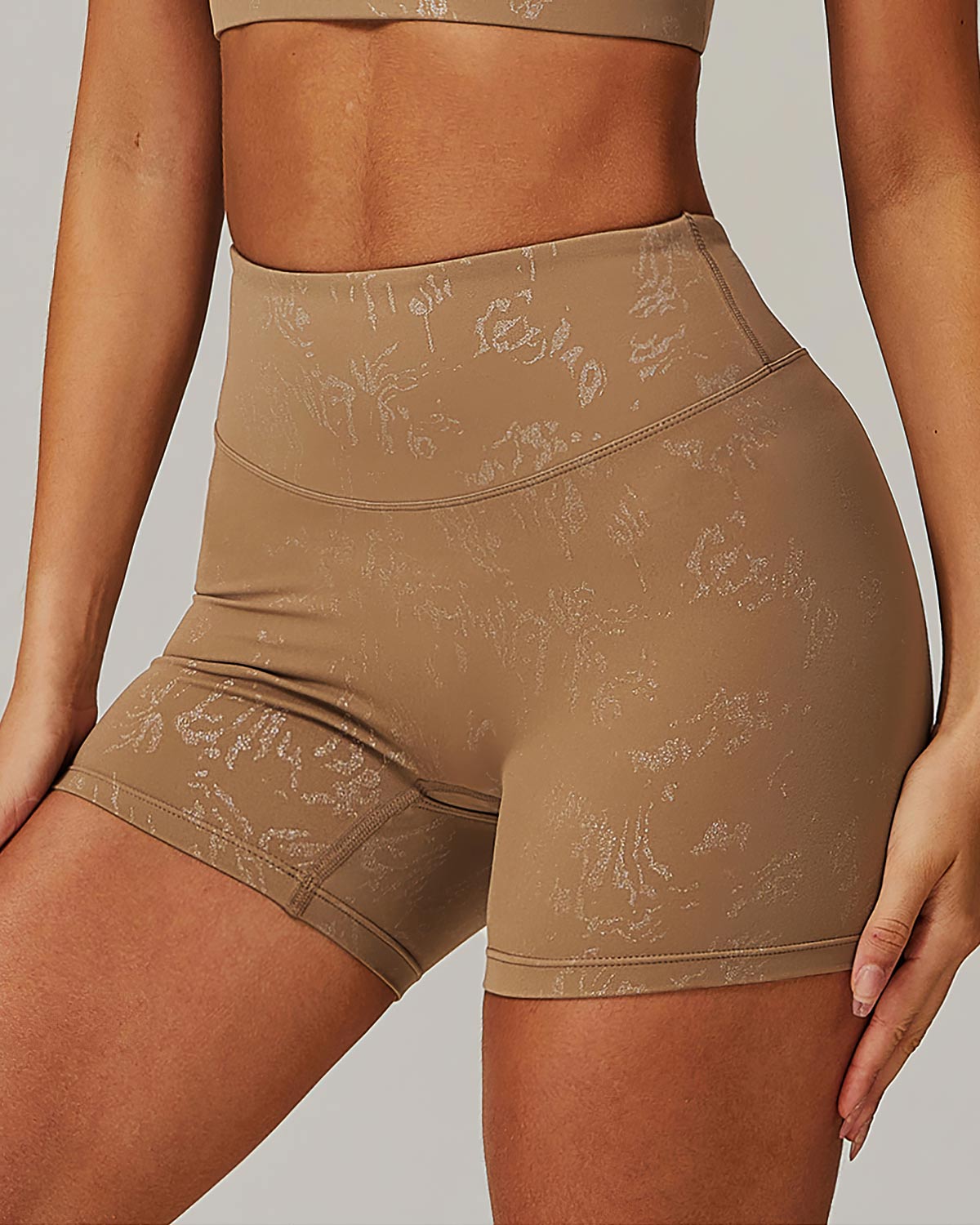Briar Seamless Shorts - Brown