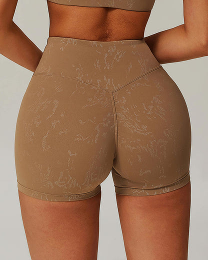 Briar Seamless Shorts - Brown