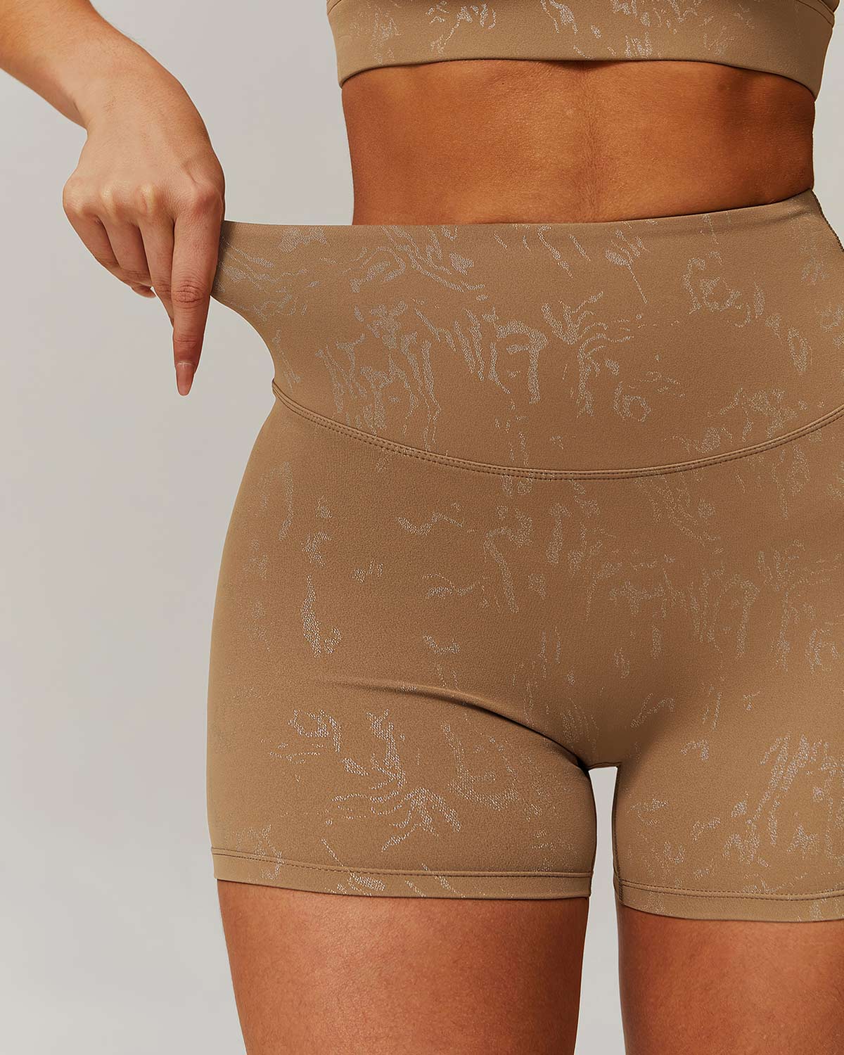 Briar Seamless Shorts - Brown