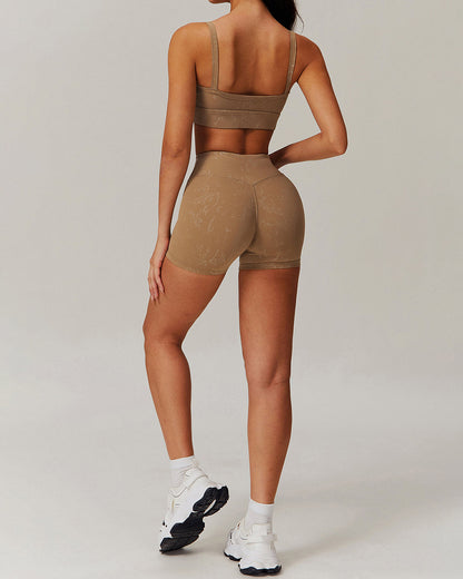 Briar Seamless Shorts - Brown