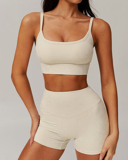 Briar Seamless Shorts - White