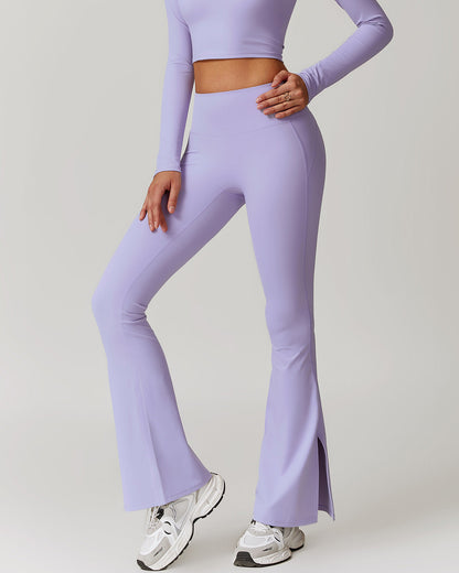Brynn Flare Leggings - Purple