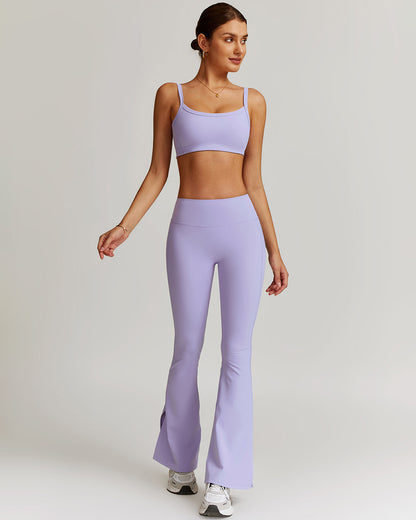 Brynn Flare Leggings - Purple