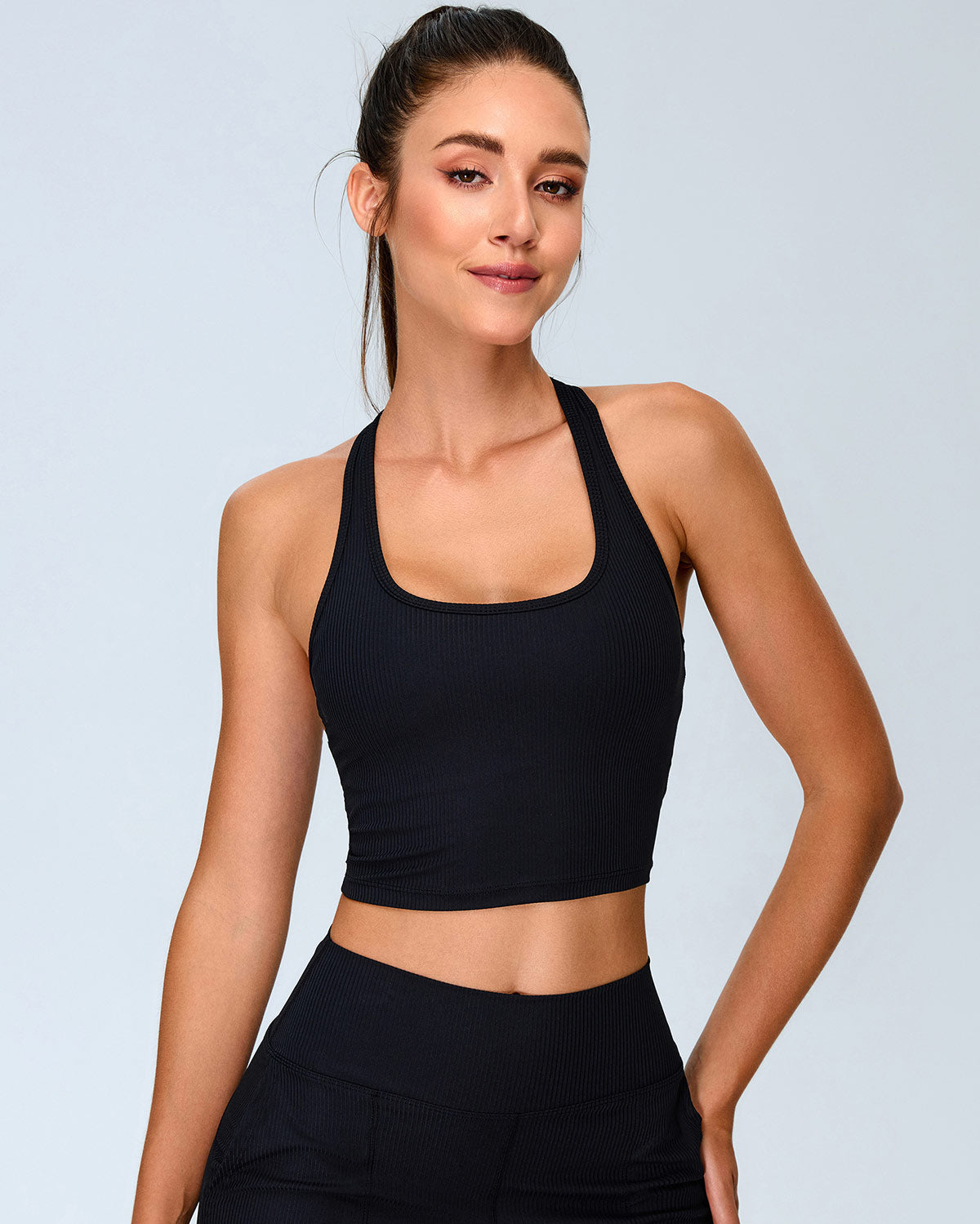 Calista Crop Top - Black