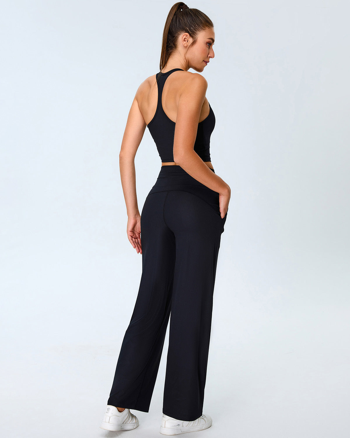 Calista Crop Top - Black