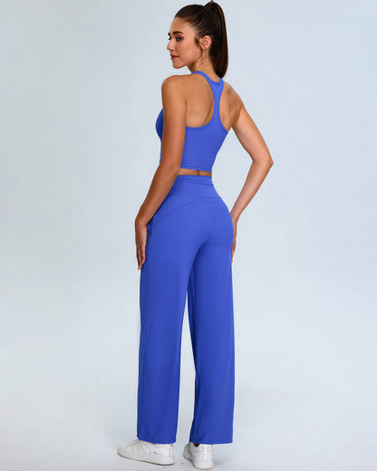 Calista Crop Top - Blue