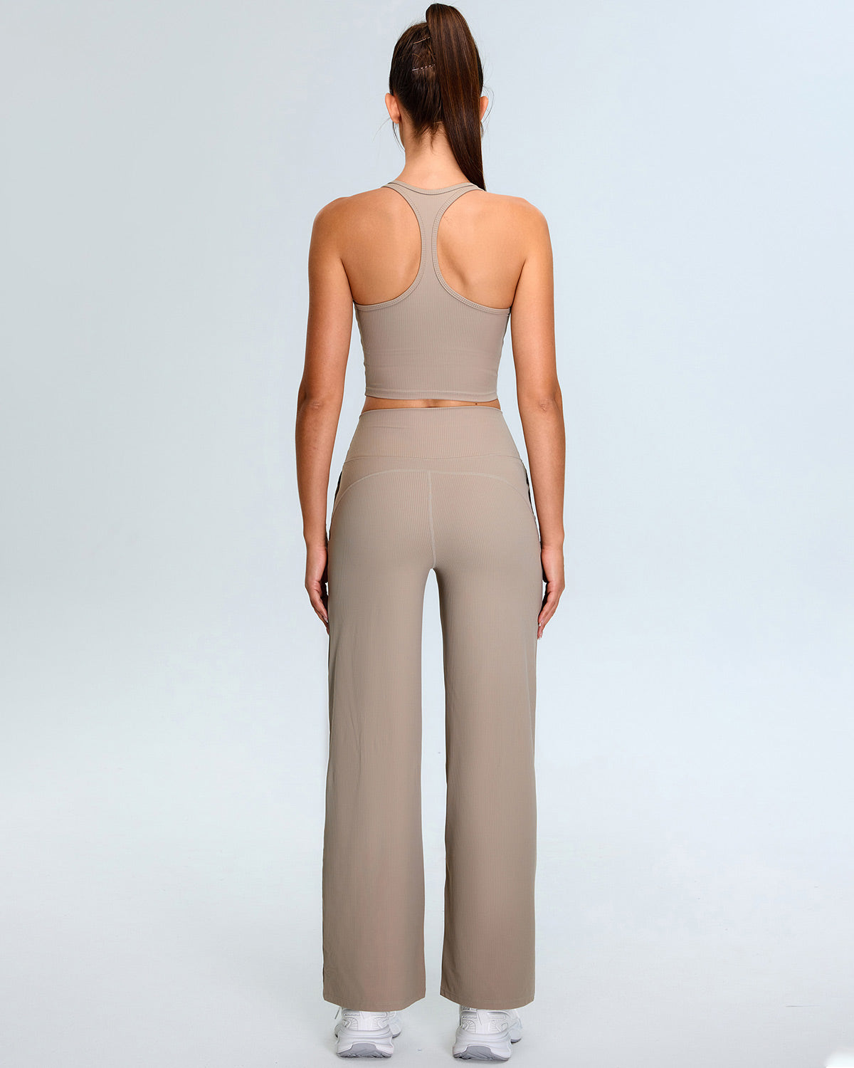 Calista Crop Top - Khaki