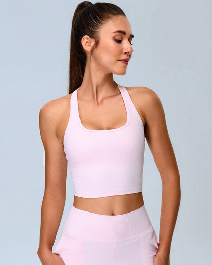Calista Crop Top - Pink