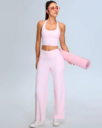 Calista Crop Top - Pink