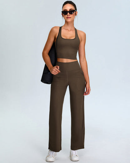 Calista Leggings - Brown