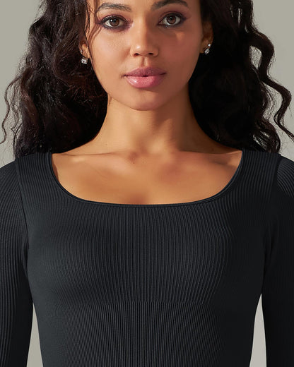 Gia Seamless Jumpsuit - Black