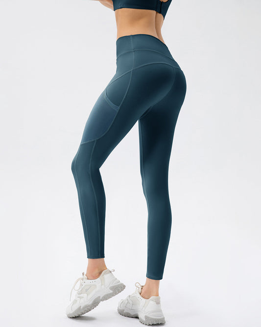 Iris Seamless Pocket Leggings - Blue
