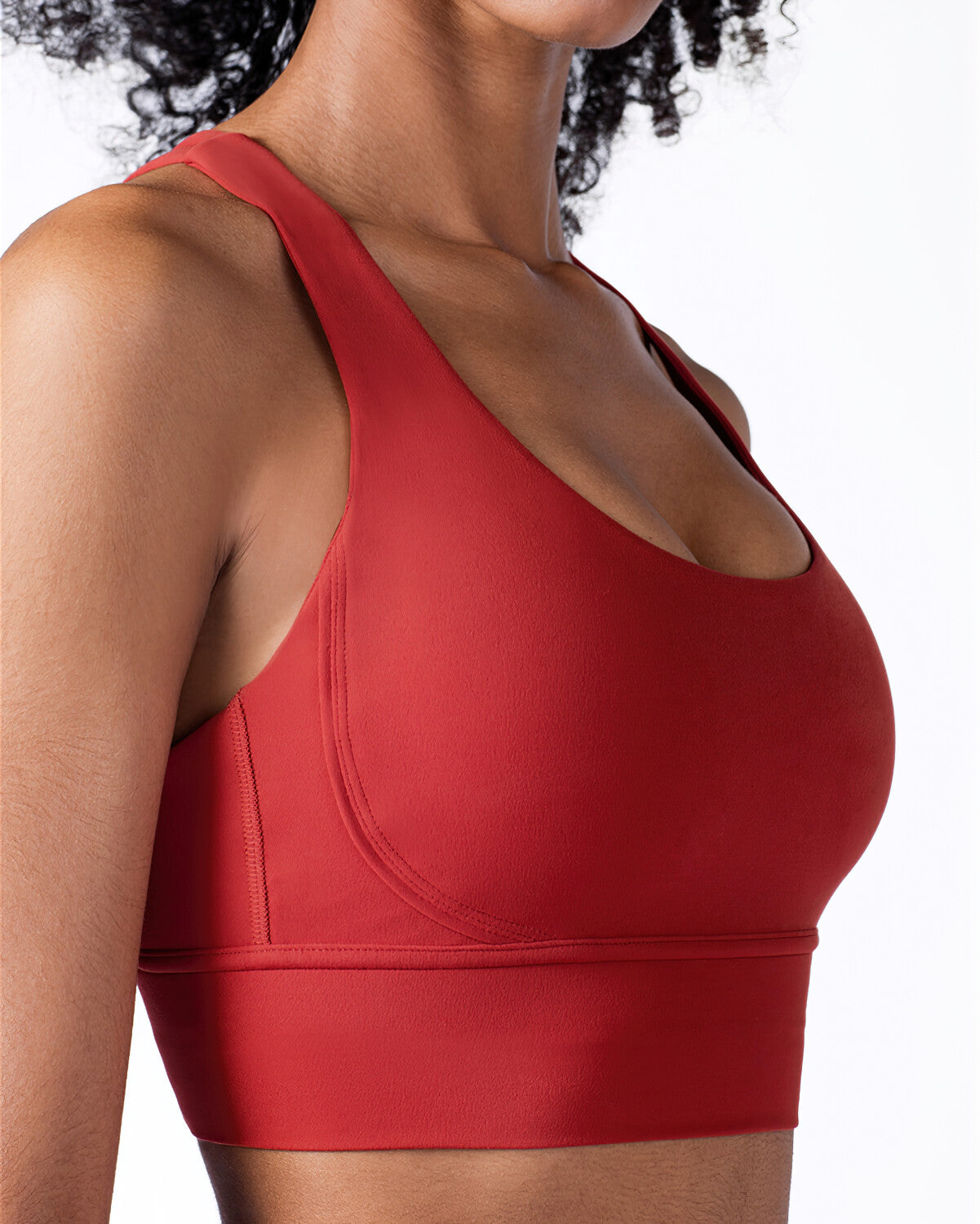 Johanna Sports Bra - Crimson