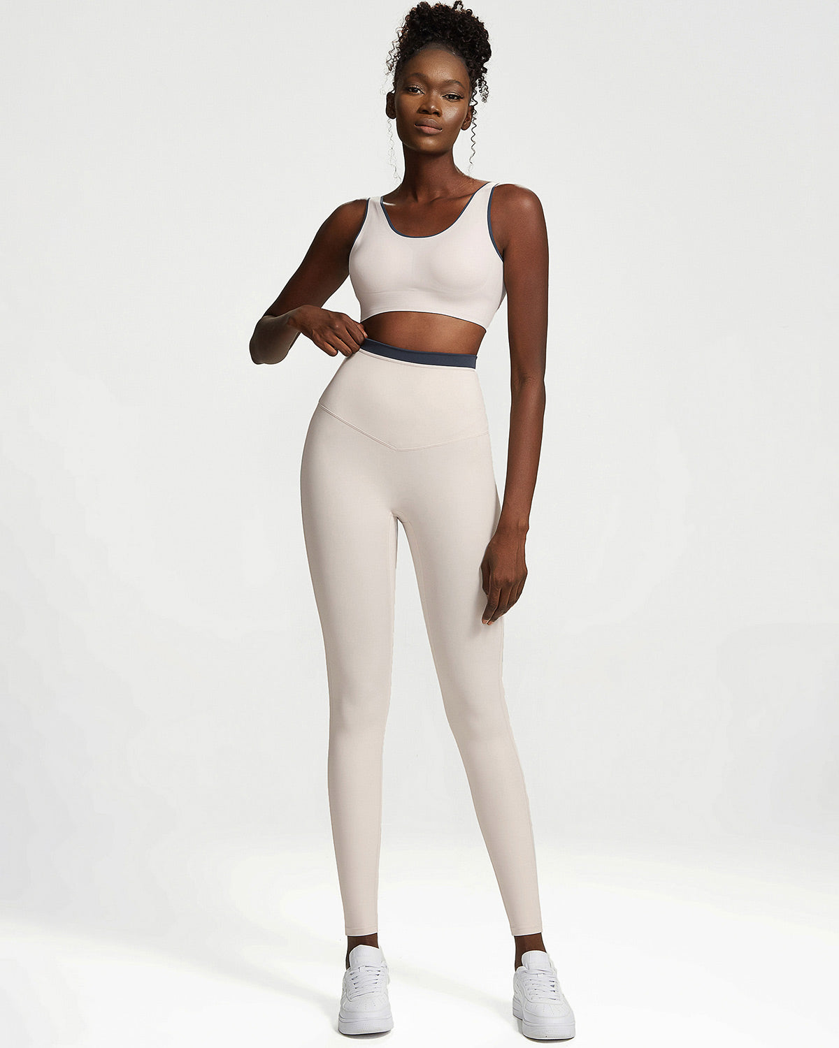 Juno Seamless Leggings - Beige Mist